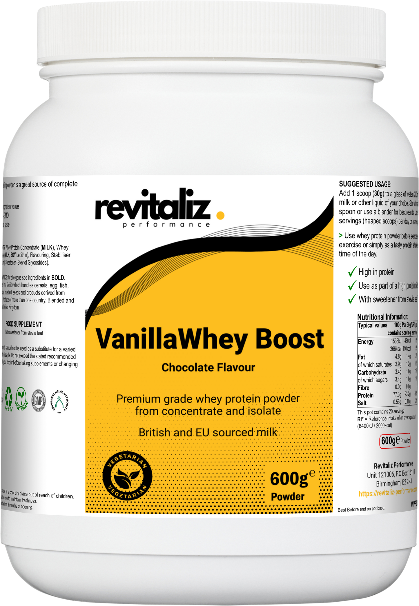 Vanilla Whey Boost
