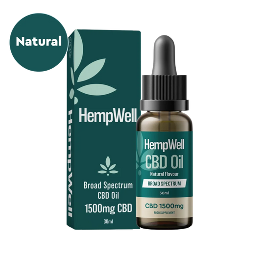 HempWell Broad Spectrum CBD Oil 1500mg 30ml