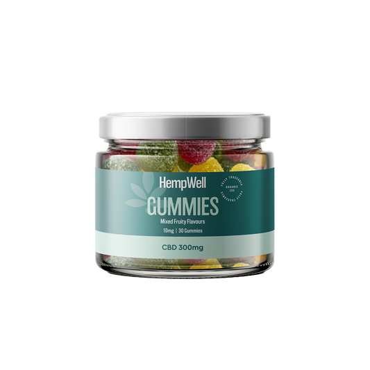 HempWell CBD Gummies 300mg CBD 30 pieces