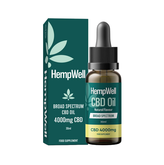 HempWell Broad Spectrum CBD Oil 4000mg 30ml