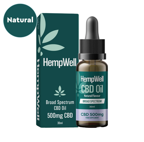 HempWell Broad Spectrum CBD Oil 500mg 30ml
