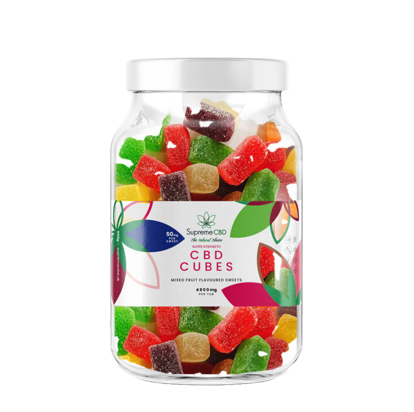 Supreme Super Strength CBD Gummies Large Tub (4800mg) 500g