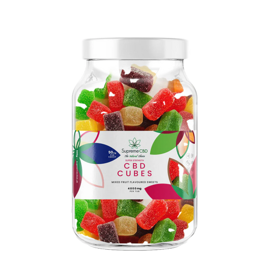 Supreme Super Strength CBD Gummies Large Tub (4800mg) 500g